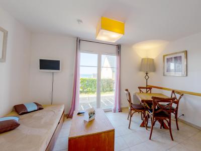 2 room duplex cottage 4 people (seasight) - Résidence les Terrasses de Pentrez Plage - Pentrez Plage - Living room